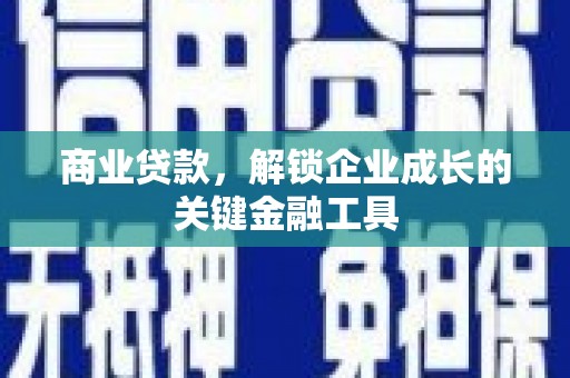宣威商业贷款，解锁企业成长的关键金融工具