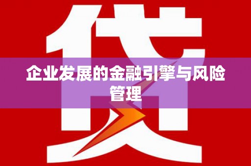 宣威企业发展的金融引擎与风险管理