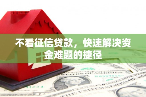宣威不看征信贷款，快速解决资金难题的捷径