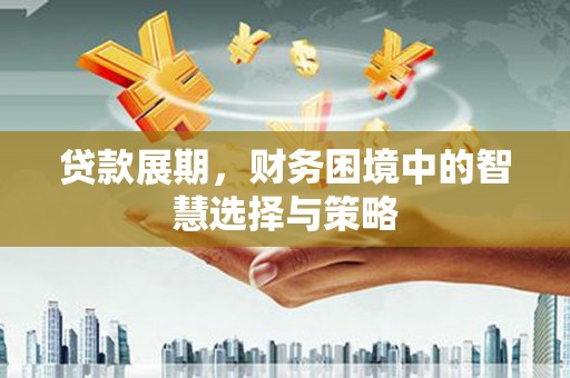 宣威贷款展期，财务困境中的智慧选择与策略