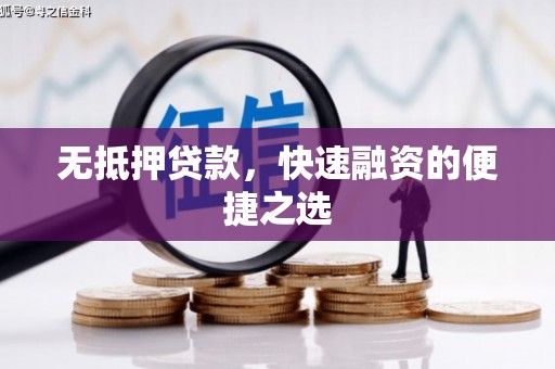 宣威无抵押贷款，快速融资的便捷之选