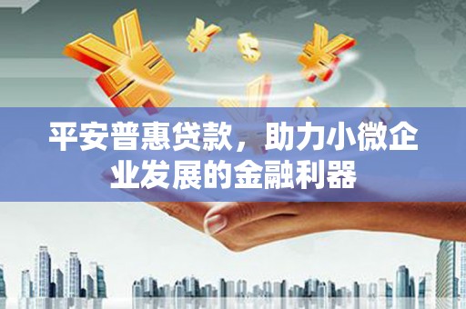 宣威平安普惠贷款，助力小微企业发展的金融利器