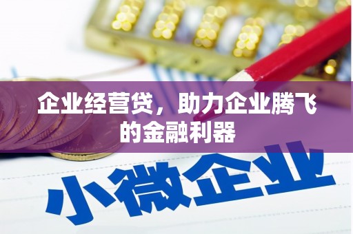 宣威企业经营贷，助力企业腾飞的金融利器