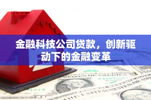 宣威金融科技公司贷款，创新驱动下的金融变革