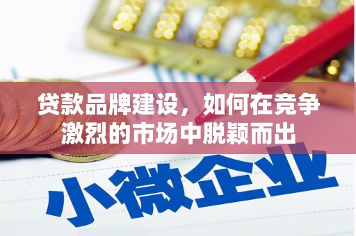 宣威贷款品牌建设，如何在竞争激烈的市场中脱颖而出