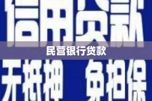 宣威民营银行贷款