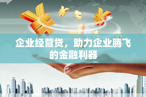 宣威企业经营贷，助力企业腾飞的金融利器