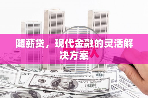 宣威随薪贷，现代金融的灵活解决方案
