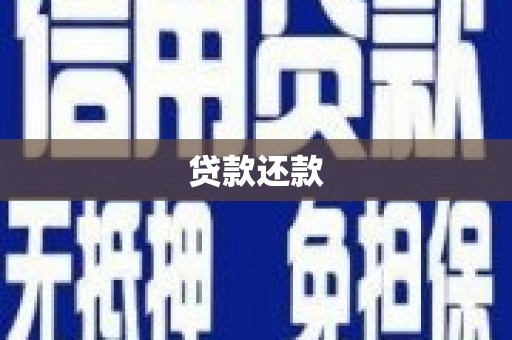 宣威贷款还款