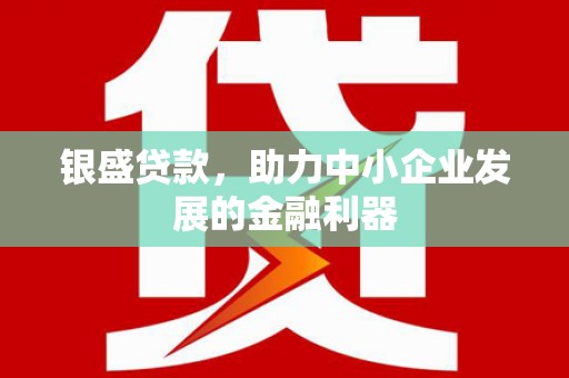 宣威银盛贷款，助力中小企业发展的金融利器