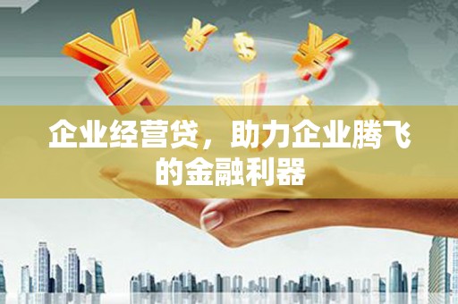 宣威企业经营贷，助力企业腾飞的金融利器