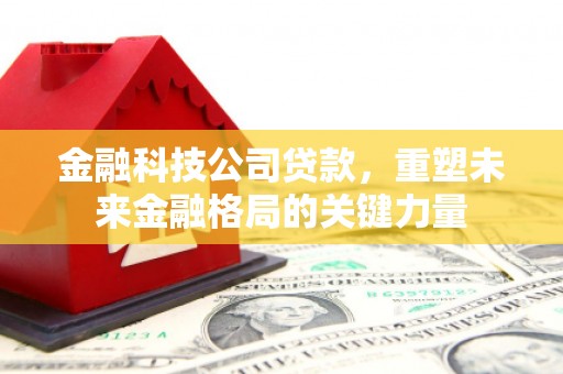 宣威金融科技公司贷款，重塑未来金融格局的关键力量