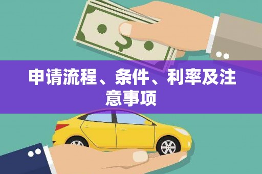宣威申请流程、条件、利率及注意事项