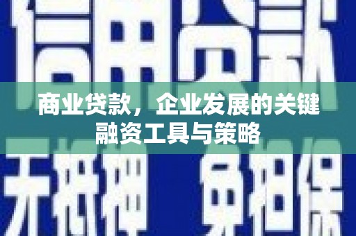 宣威商业贷款，企业发展的关键融资工具与策略