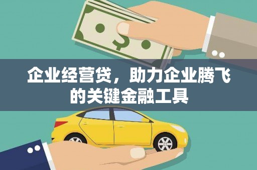 宣威企业经营贷，助力企业腾飞的关键金融工具
