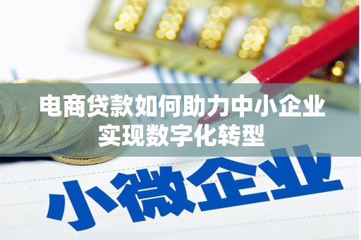 宣威电商贷款如何助力中小企业实现数字化转型