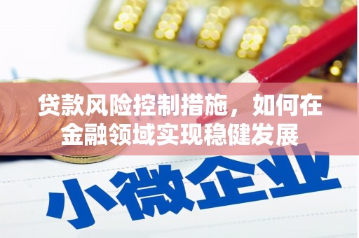 宣威贷款风险控制措施，如何在金融领域实现稳健发展