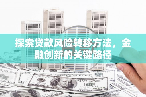 宣威探索贷款风险转移方法，金融创新的关键路径