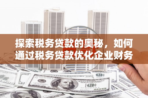 宣威探索税务贷款的奥秘，如何通过税务贷款优化企业财务