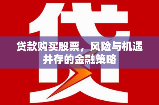 宣威贷款购买股票，风险与机遇并存的金融策略