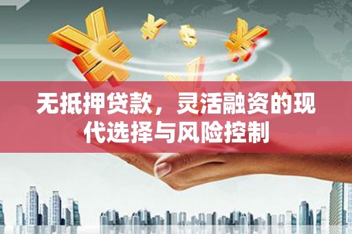 宣威无抵押贷款，灵活融资的现代选择与风险控制
