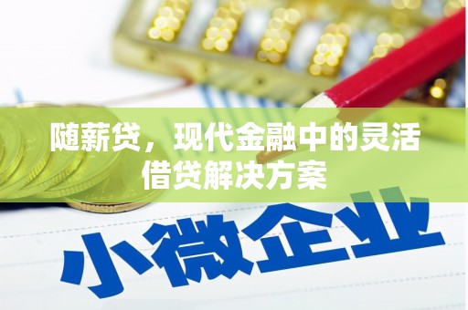 宣威随薪贷，现代金融中的灵活借贷解决方案