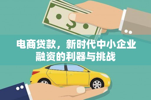 宣威电商贷款，新时代中小企业融资的利器与挑战