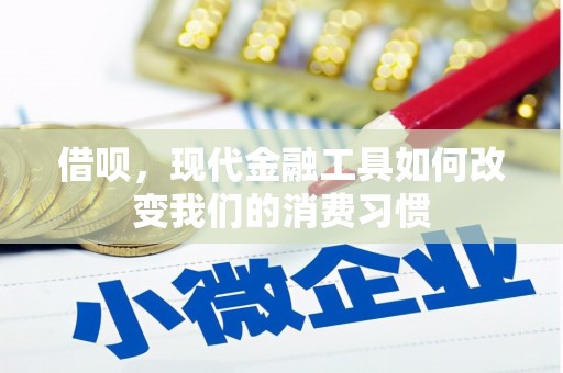 宣威借呗，现代金融工具如何改变我们的消费习惯