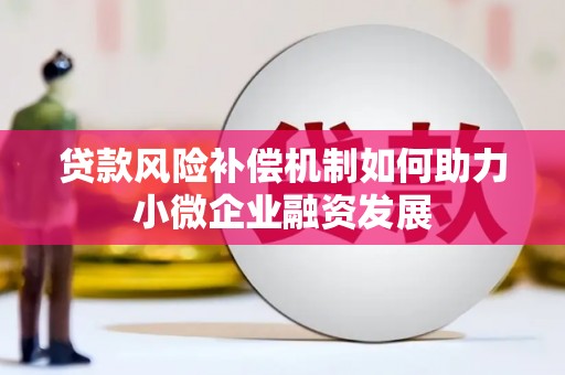 宣威贷款风险补偿机制如何助力小微企业融资发展