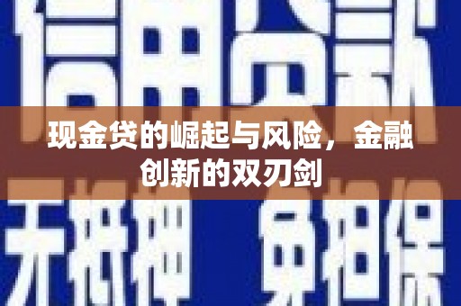 宣威现金贷的崛起与风险，金融创新的双刃剑