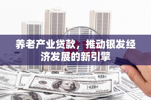 宣威养老产业贷款，推动银发经济发展的新引擎