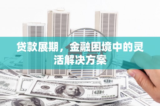 宣威贷款展期，金融困境中的灵活解决方案