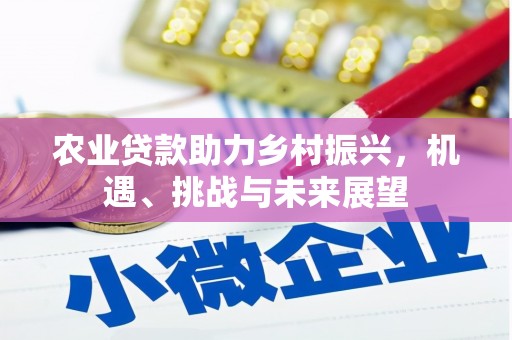 宣威农业贷款助力乡村振兴，机遇、挑战与未来展望