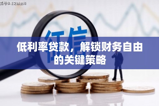宣威低利率贷款，解锁财务自由的关键策略