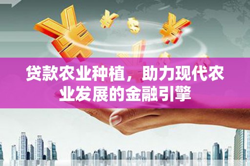 宣威贷款农业种植，助力现代农业发展的金融引擎