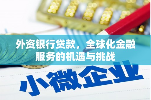 宣威外资银行贷款，全球化金融服务的机遇与挑战