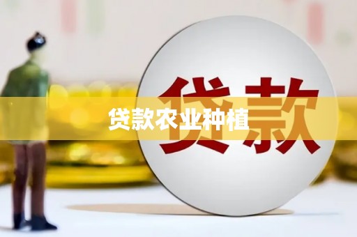 宣威贷款农业种植