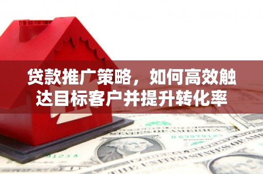 宣威贷款推广策略，如何高效触达目标客户并提升转化率