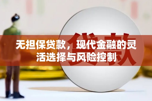 宣威无担保贷款，现代金融的灵活选择与风险控制