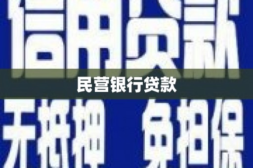 宣威民营银行贷款