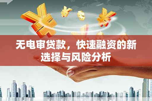 宣威无电审贷款，快速融资的新选择与风险分析