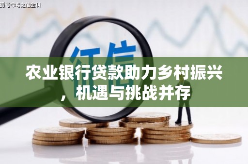 宣威农业银行贷款助力乡村振兴，机遇与挑战并存