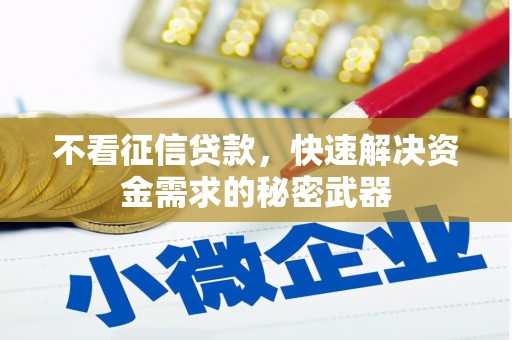 宣威不看征信贷款，快速解决资金需求的秘密武器