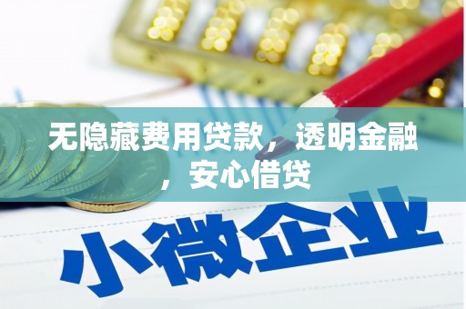 宣威无隐藏费用贷款，透明金融，安心借贷