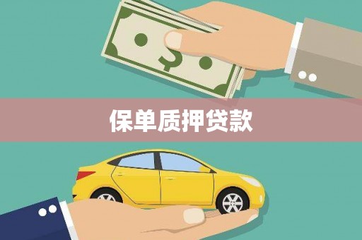 宣威保单质押贷款