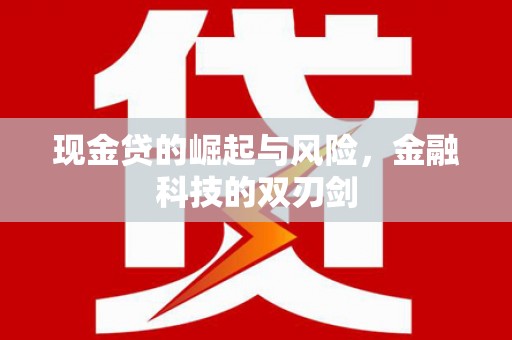 宣威现金贷的崛起与风险，金融科技的双刃剑