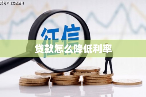 宣威贷款怎么降低利率