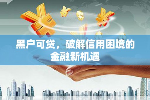 宣威黑户可贷，破解信用困境的金融新机遇