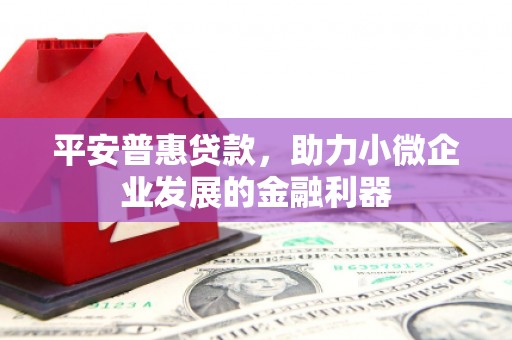 宣威平安普惠贷款，助力小微企业发展的金融利器