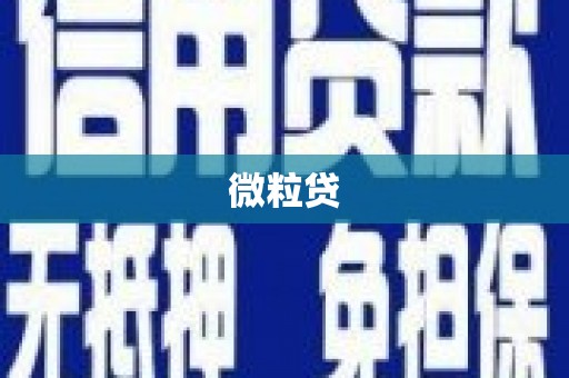 宣威微粒贷